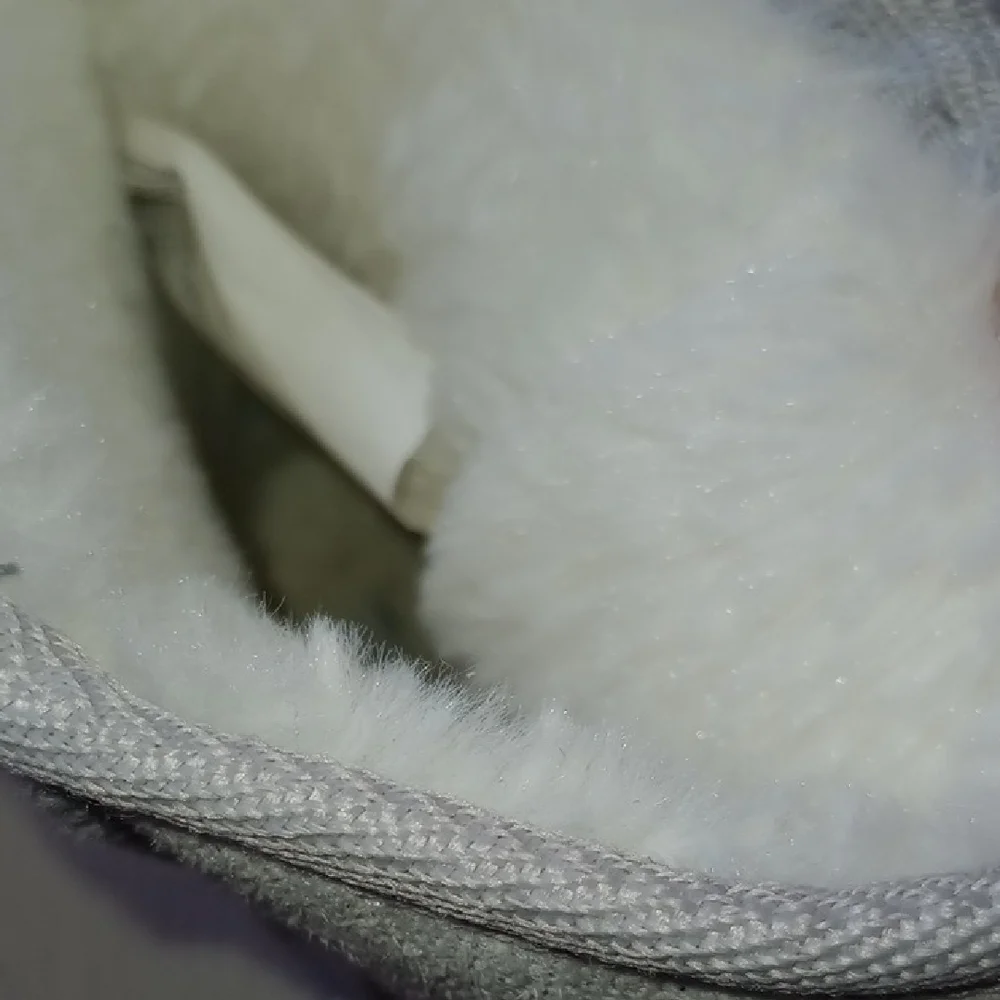 George Cream Furry Kids Boots